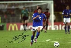 アレッサンドロ・デル・ピエロ　 証明書付き　イタリア代表 直筆サイン入りフォト アレッサンドロ デル ピエロ 証明書付き イタリア代表 直筆